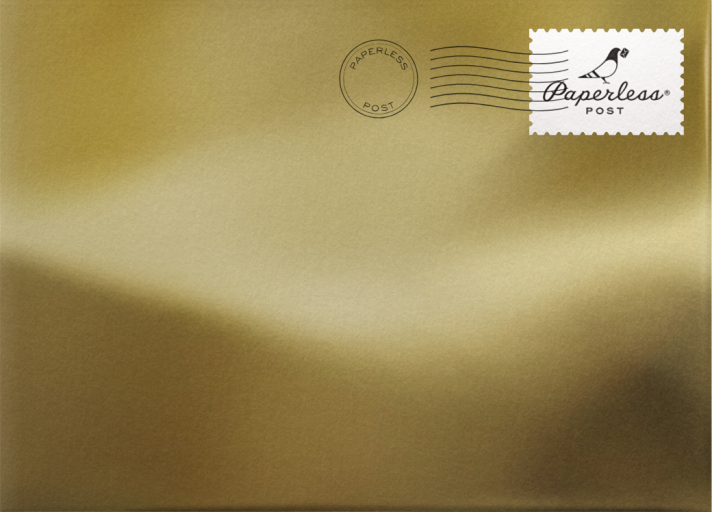 Heavenly Peace - Paperless Post Envelope