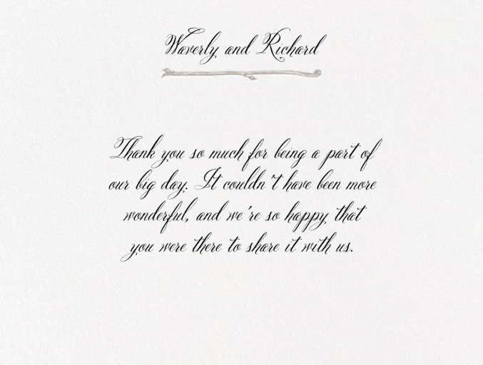 Hyde Park (Thank You) by Crane & Co.