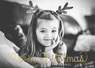 Loop Script - Christmas Card by Paper Source