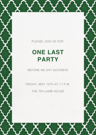 Marrakesh (Tall) - Graduation Party Invitation by Paperless Post