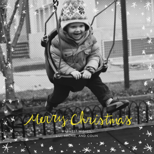 Holiday Wink - Holiday Card by Linda and Harriett