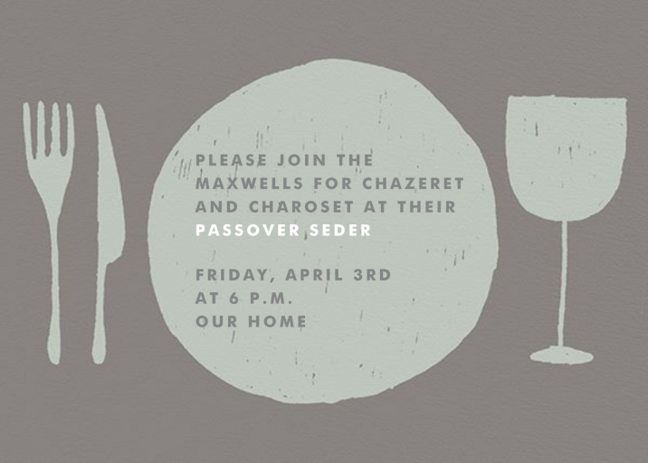 Place Setting - Invitation by Paperless Post