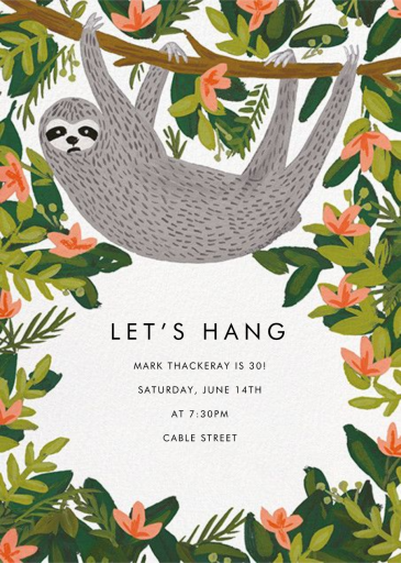 Let's Hang - Birthday Invitation by Rifle Paper Co.