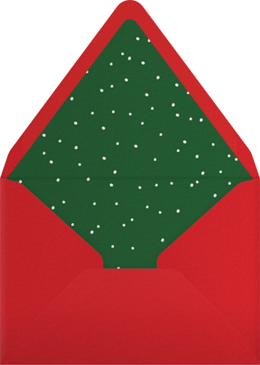 Red Scallop Frame - Cheree Berry Paper & Design Envelope