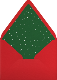 Red Scallop Frame - Cheree Berry Paper & Design Envelope