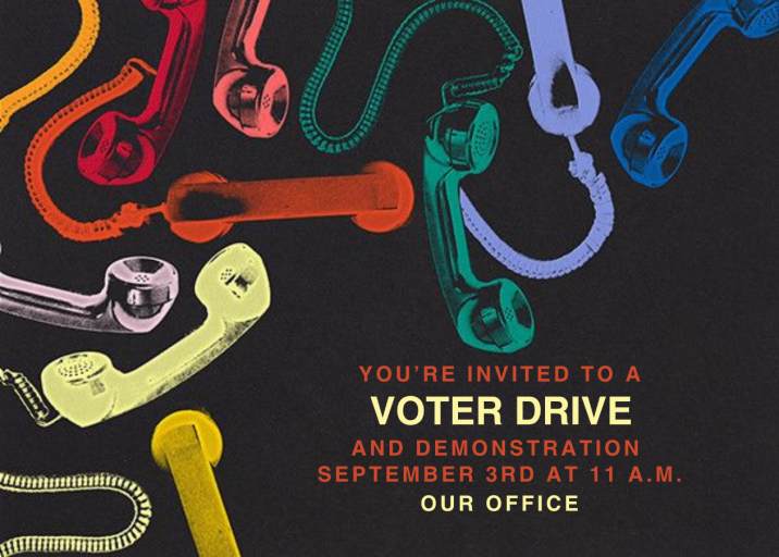 Telephone Receivers by Paperless Post