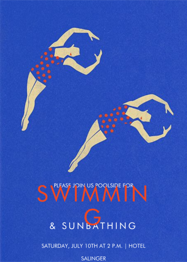 Bathing Beauties - Summer Party Invitation by Paperless Post