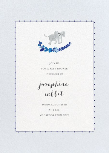 Miss Ella Funt - Baby Shower Invitation by Mr. Boddington's Studio