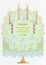 Rosette Cake - Birthday Card by Paperless Post