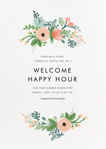 Wrapped in Wildflowers Suite - Business Dinner Invitation by Rifle Paper Co.