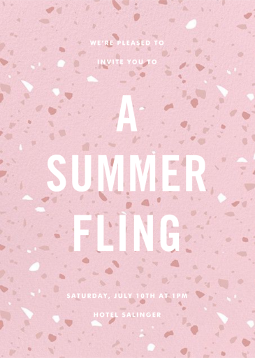 Terrazzo - Summer Party Invitation by Paperless Post