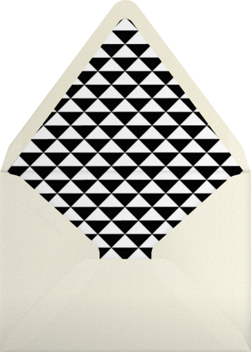 Woman with Champagne - Paperless Post Envelope