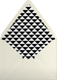 Woman with Champagne - Paperless Post Envelope