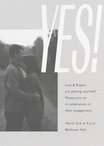 Lina - Announcement by Paperless Post