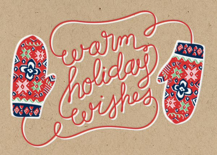 Mittens - Greeting Card by Paper Source