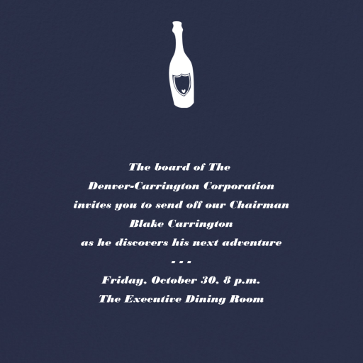 Navy - Retirement and Farewell Party Invitation by Paperless Post