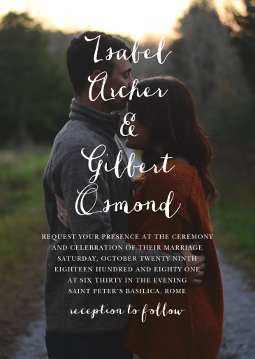Pilier (Invitation) - Wedding Invitation by Paperless Post