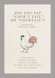 Cock's Tail and Cocktails by Derek Blasberg