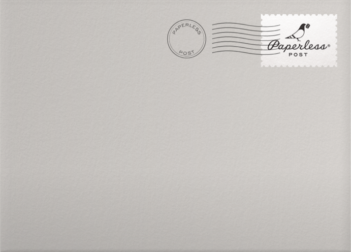 Modern Gold Foil NYE Invitation Envelope