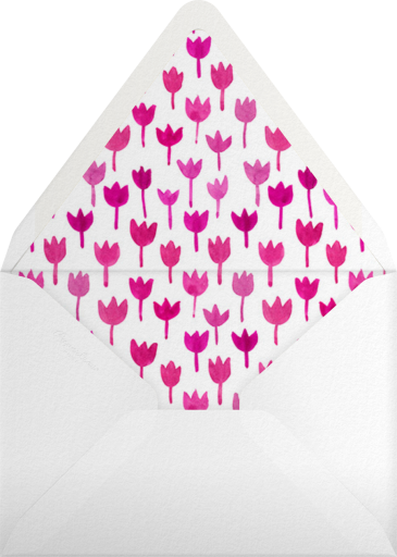 Watercolor Tulips - Linda and Harriett Envelope