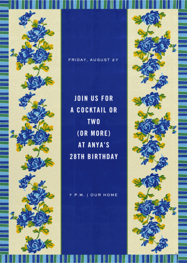Luminosa - Birthday Invitation by Lisa Corti