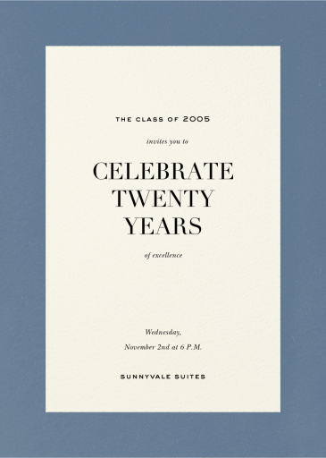 A La Mode - Alumni Event Invitation by Paperless Post