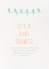 Talk of the Flock - Baby Shower Invitation by Paperless Post