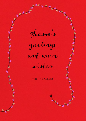 O Tannenbear (Tall) - Christmas Card by Paperless Post - Back