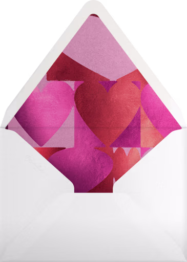 Sweetest Hearts - Paperless Post Envelope