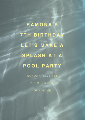 Pasadena, 1pm - Invitation by Paperless Post