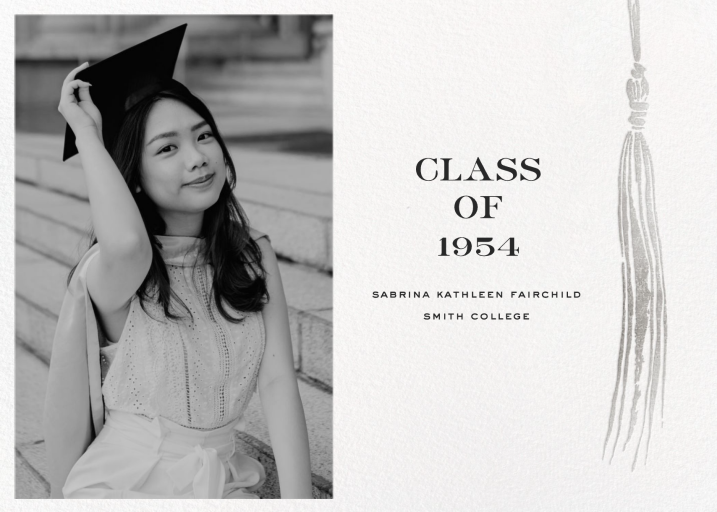 KSNY Tassel (Photo) - Graduation Announcement by kate spade new york