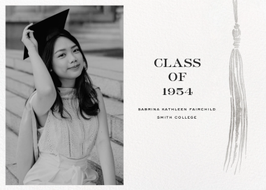 KSNY Tassel (Photo) - Graduation Announcement by kate spade new york