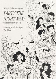 Evening Crew - Cocktail Party Invitation by Paperless Post