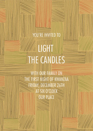 Raffia Weave - Invitation by Paperless Post