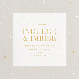 Dotted Frame (SP) - Party Invitation by Sugar Paper