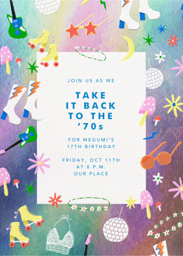 Stardust - Birthday Invitation by Carolyn Suzuki Studio