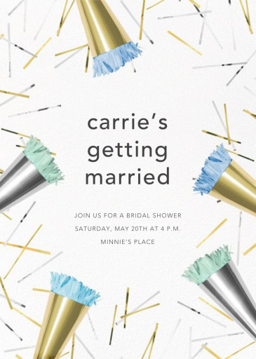 Chorus - Bridal Shower Invitation by CONFETTISYSTEM