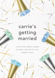 Chorus - Bridal Shower Invitation by CONFETTISYSTEM