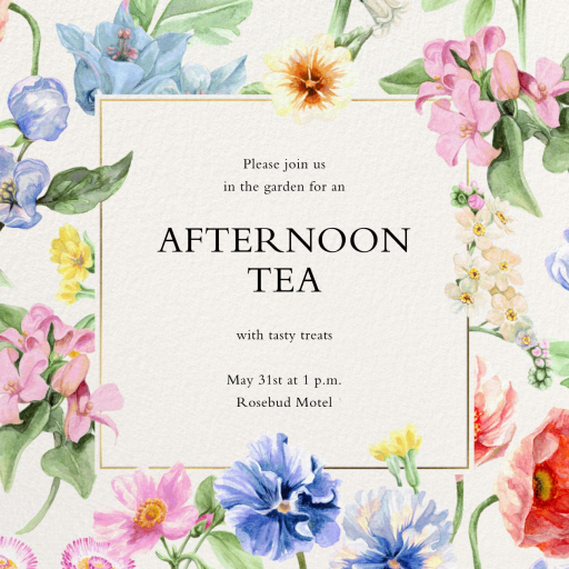 Where Love Blooms - Spring Party Invitation by Liberty