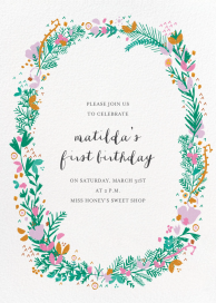 Miss Ivy - First Birthday Invitation by Mr. Boddington's Studio