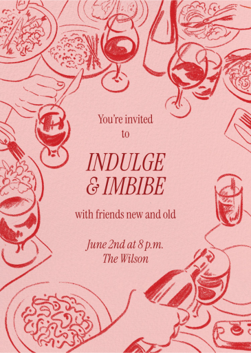 Table to Toast - Dinner Party Invitation by Paperless Post