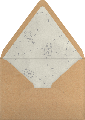 Incognito - Paperless Post Envelope