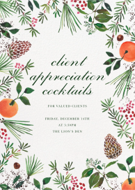 Holiday Market (Tall) - Cocktail Party Invitation by Happy Menocal