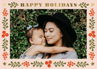 Winterberries Frame Photo - Holiday Card by Rifle Paper Co.