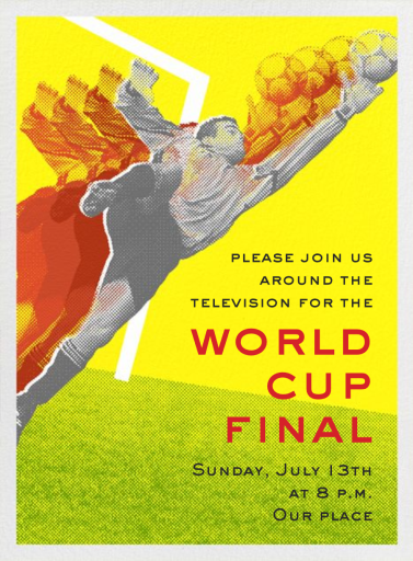 The Goalie by Paperless Post