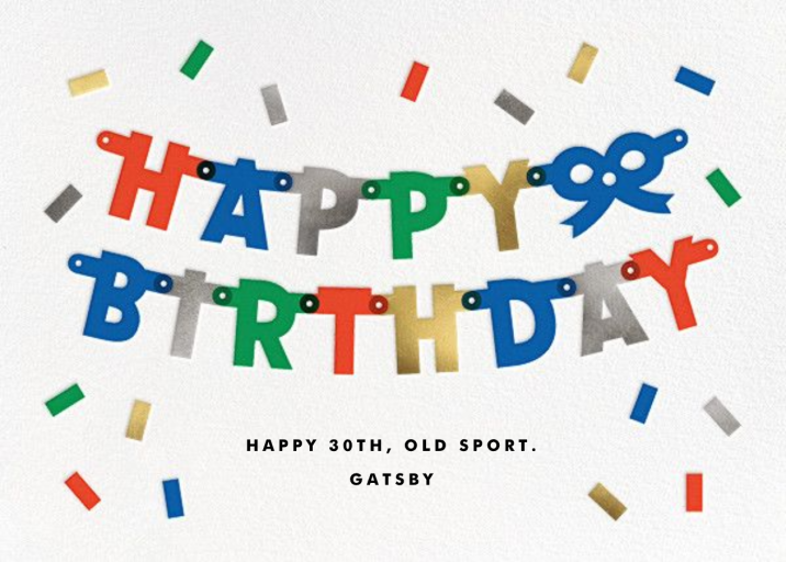 Lettered Bunting by The Indigo Bunting