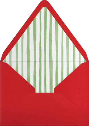 Holiday Cookie Baking Invitation Envelope
