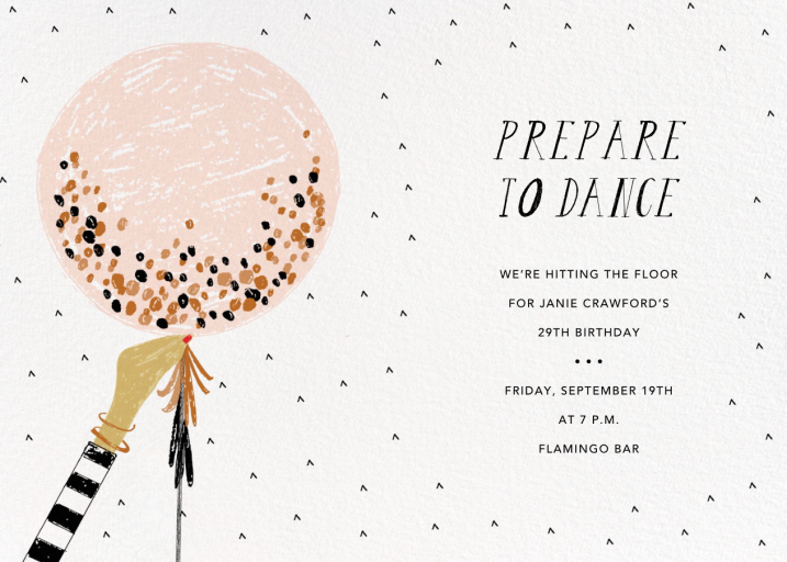 Ready to Burst - Birthday Invitation by Mr. Boddington's Studio