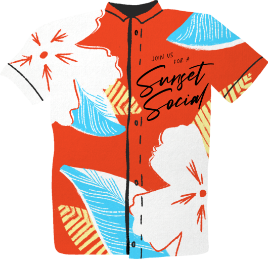 Floral Shirts Only - Summer Party Invitation by Paperless Post