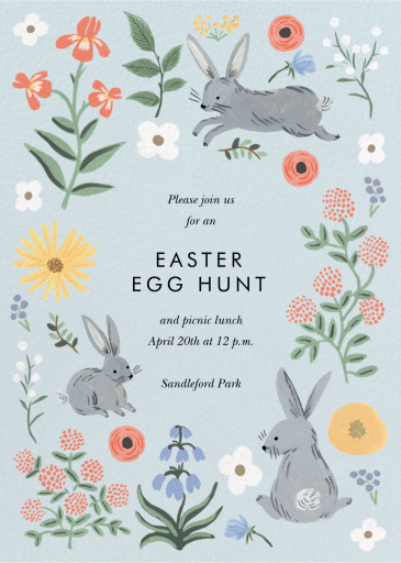 Bunny Fields - Invitation by Rifle Paper Co.